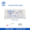 RFID Transponder Microchip 2.12mm para identificação de animais